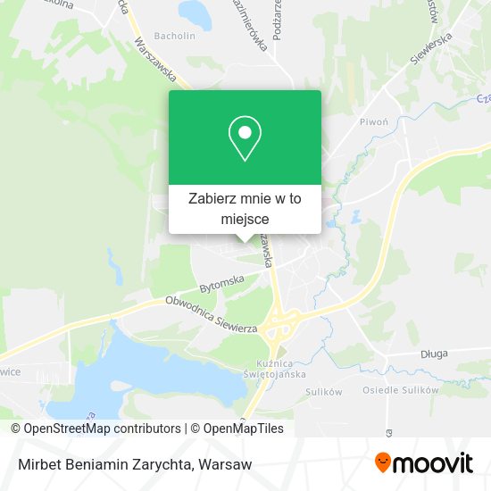 Mapa Mirbet Beniamin Zarychta