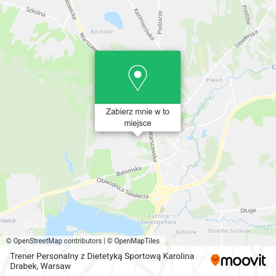 Mapa Trener Personalny z Dietetyką Sportową Karolina Drabek