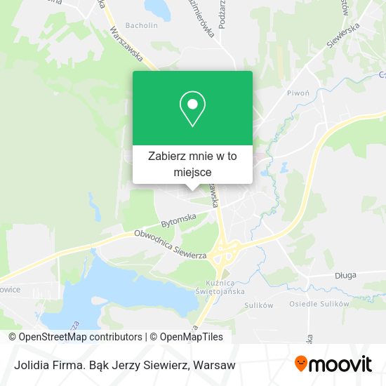 Mapa Jolidia Firma. Bąk Jerzy Siewierz