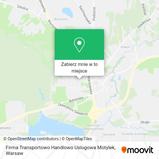 Mapa Firma Transportowo Handlowo Uslugowa Motylek