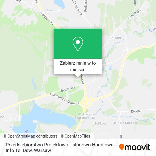 Mapa Przedsiebiorstwo Projektowo Uslugowo Handlowe Info Tel Dsw