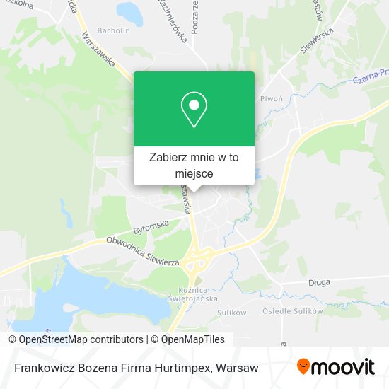 Mapa Frankowicz Bożena Firma Hurtimpex