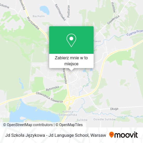 Mapa Jd Szkoła Językowa - Jd Language School