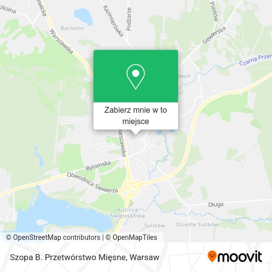 Mapa Szopa B. Przetwórstwo Mięsne