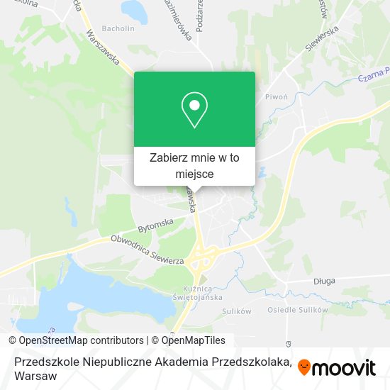 Mapa Przedszkole Niepubliczne Akademia Przedszkolaka