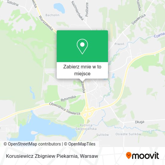 Mapa Korusiewicz Zbigniew Piekarnia