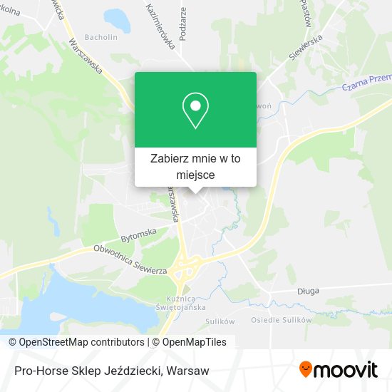 Mapa Pro-Horse Sklep Jeździecki