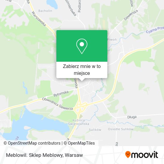 Mapa Meblowil. Sklep Meblowy