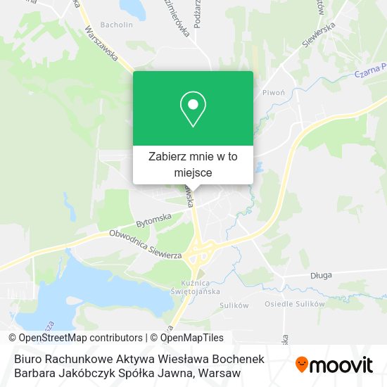 Mapa Biuro Rachunkowe Aktywa Wiesława Bochenek Barbara Jakóbczyk Spółka Jawna