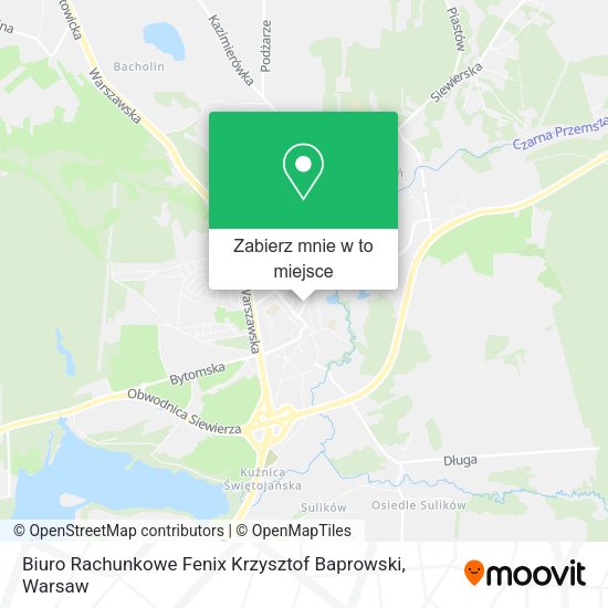 Mapa Biuro Rachunkowe Fenix Krzysztof Baprowski