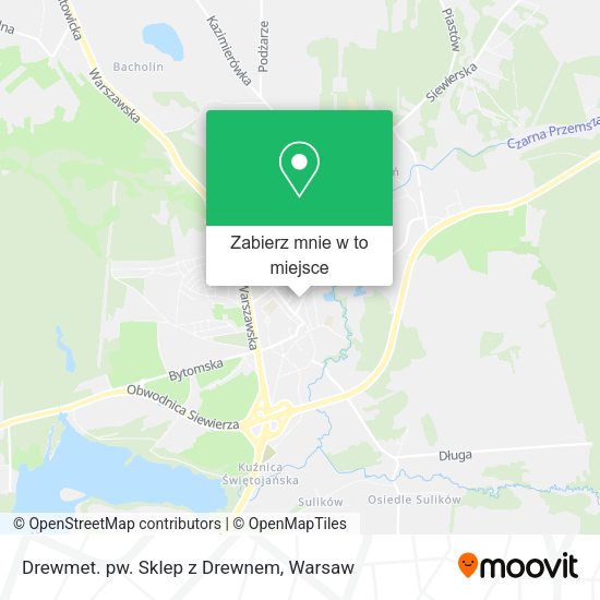 Mapa Drewmet. pw. Sklep z Drewnem