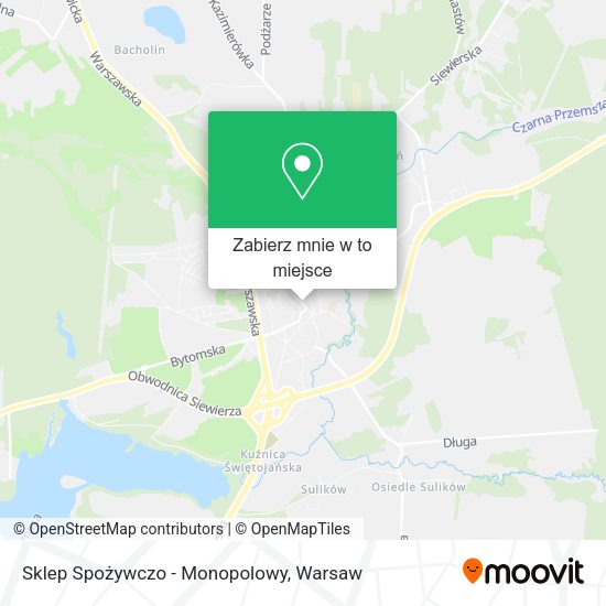 Mapa Sklep Spożywczo - Monopolowy