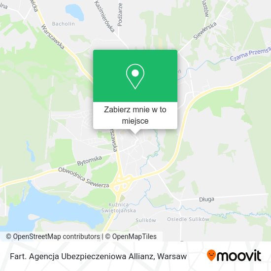 Mapa Fart. Agencja Ubezpieczeniowa Allianz