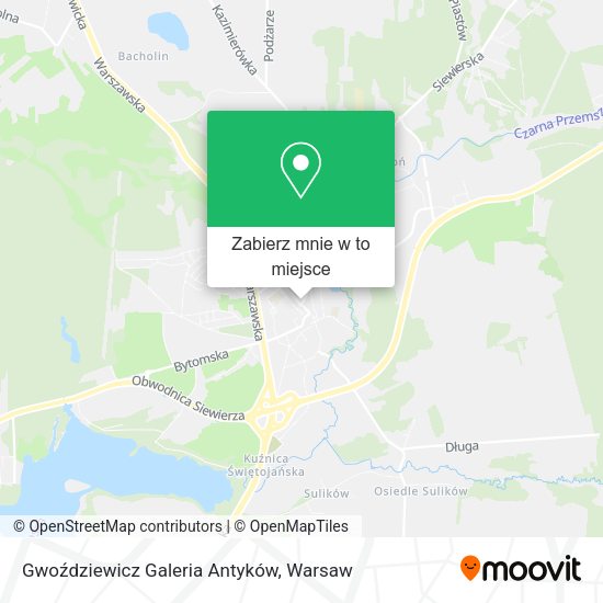 Mapa Gwoździewicz Galeria Antyków