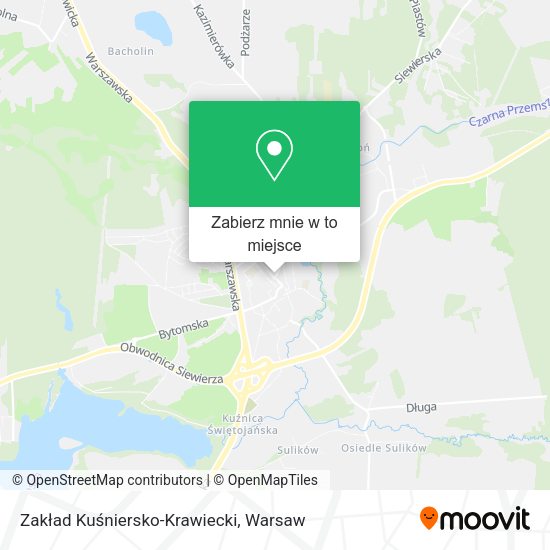 Mapa Zakład Kuśniersko-Krawiecki