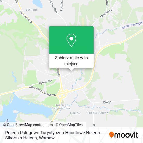 Mapa Przeds Uslugowo Turystyczno Handlowe Helena Sikorska Helena