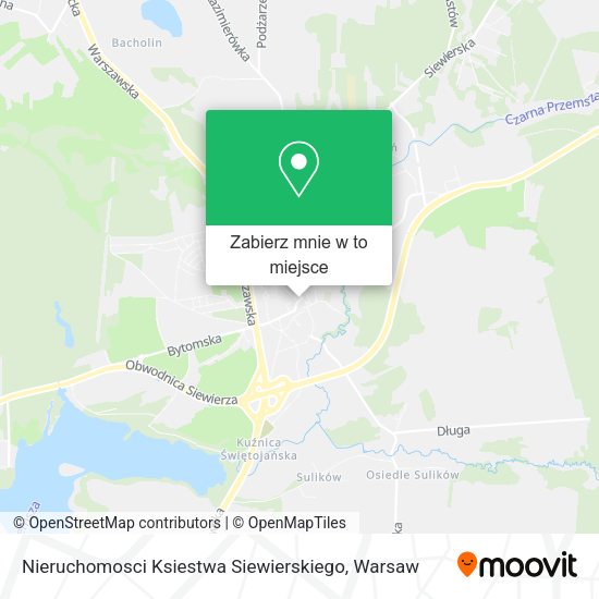 Mapa Nieruchomosci Ksiestwa Siewierskiego