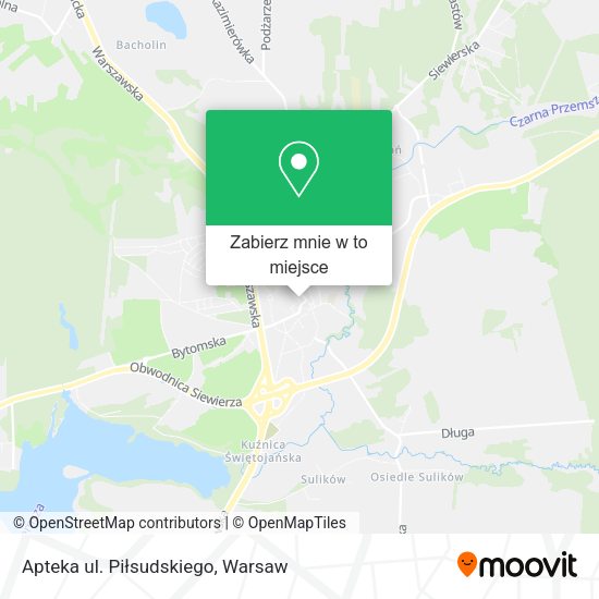 Mapa Apteka ul. Piłsudskiego