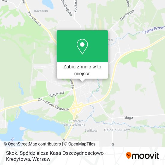 Mapa Skok. Spółdzielcza Kasa Oszczędnościowo - Kredytowa