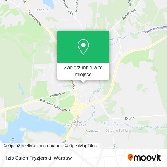 Mapa Izis Salon Fryzjerski