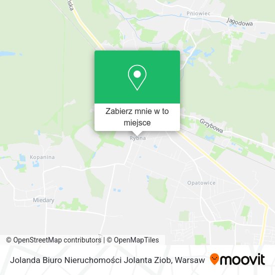 Mapa Jolanda Biuro Nieruchomości Jolanta Ziob