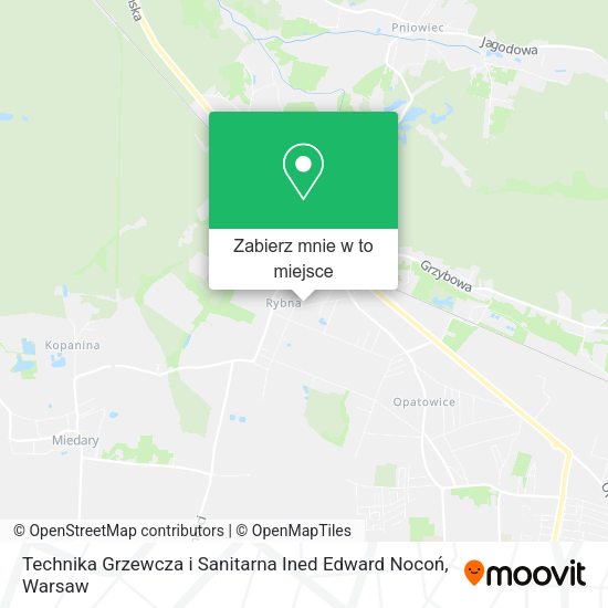 Mapa Technika Grzewcza i Sanitarna Ined Edward Nocoń