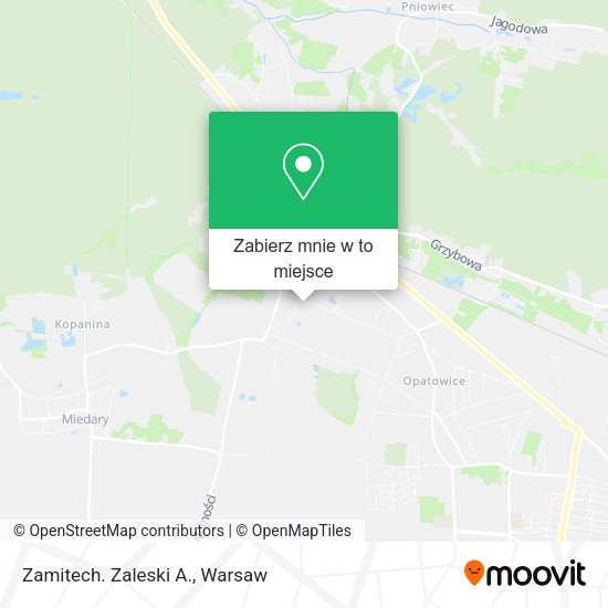 Mapa Zamitech. Zaleski A.