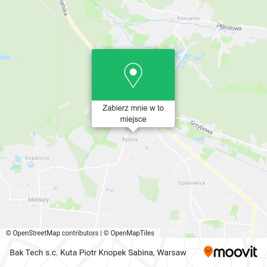 Mapa Bak Tech s.c. Kuta Piotr Knopek Sabina