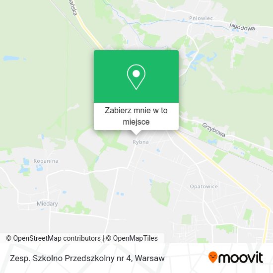 Mapa Zesp. Szkolno Przedszkolny nr 4