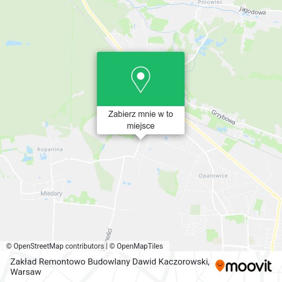 Mapa Zakład Remontowo Budowlany Dawid Kaczorowski