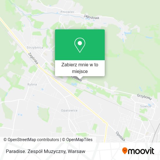 Mapa Paradise. Zespół Muzyczny