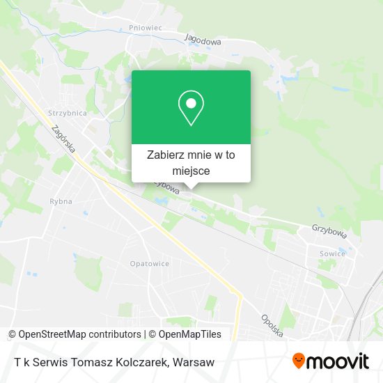 Mapa T k Serwis Tomasz Kolczarek