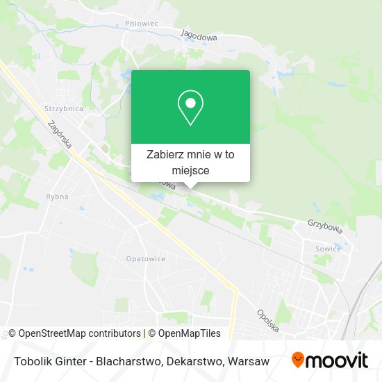 Mapa Tobolik Ginter - Blacharstwo, Dekarstwo