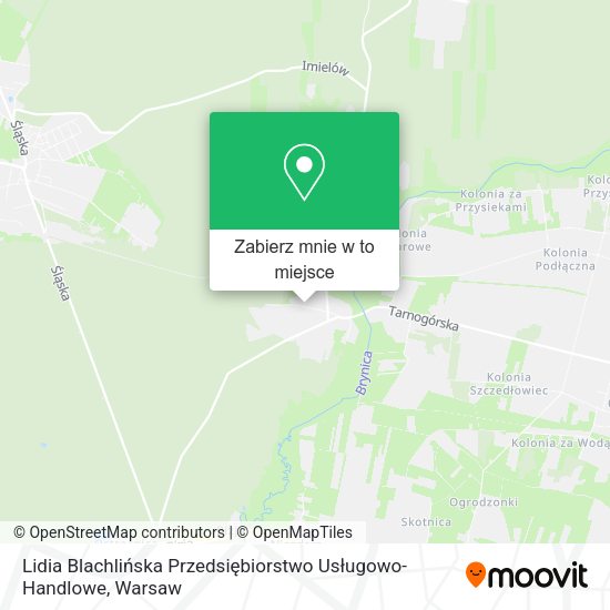 Mapa Lidia Blachlińska Przedsiębiorstwo Usługowo-Handlowe