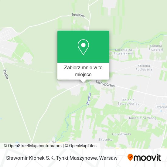 Mapa Sławomir Klonek S.K. Tynki Maszynowe