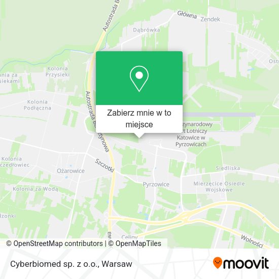 Mapa Cyberbiomed sp. z o.o.