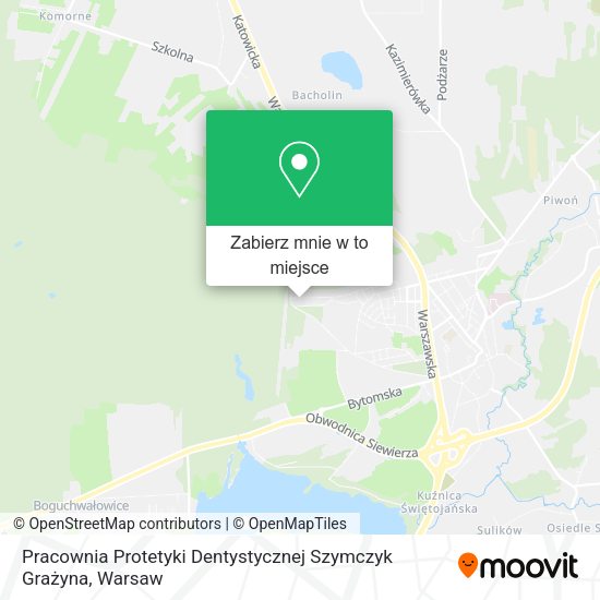 Mapa Pracownia Protetyki Dentystycznej Szymczyk Grażyna