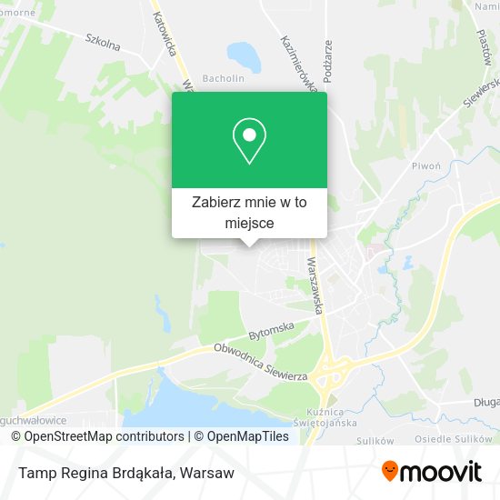 Mapa Tamp Regina Brdąkała