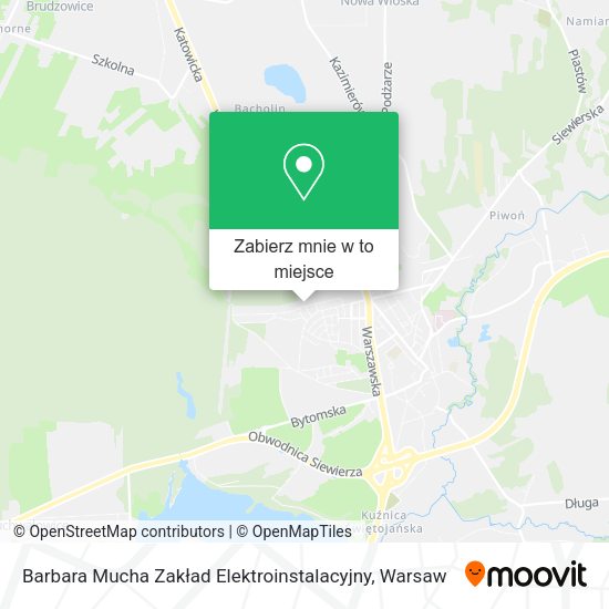 Mapa Barbara Mucha Zakład Elektroinstalacyjny