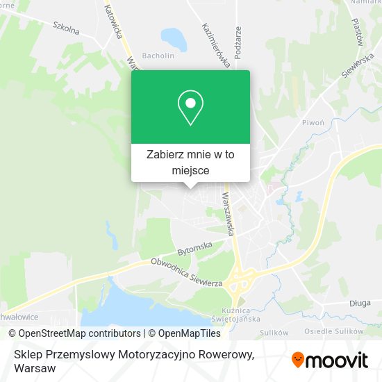 Mapa Sklep Przemyslowy Motoryzacyjno Rowerowy