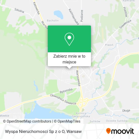 Mapa Wyspa Nieruchomosci Sp z o O