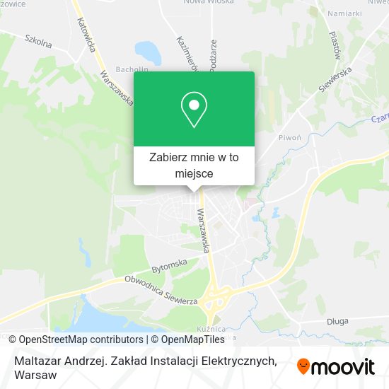 Mapa Maltazar Andrzej. Zakład Instalacji Elektrycznych