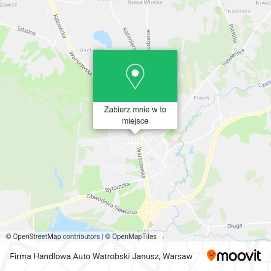 Mapa Firma Handlowa Auto Watrobski Janusz