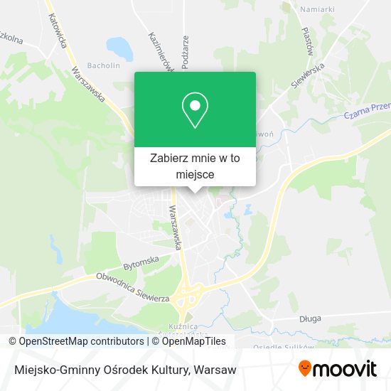 Mapa Miejsko-Gminny Ośrodek Kultury