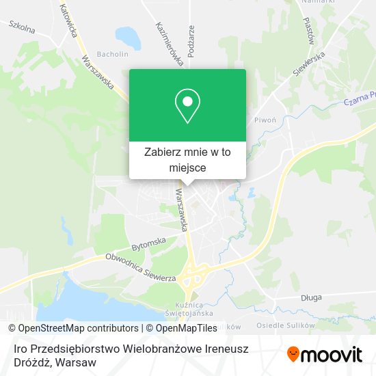 Mapa Iro Przedsiębiorstwo Wielobranżowe Ireneusz Dróżdż