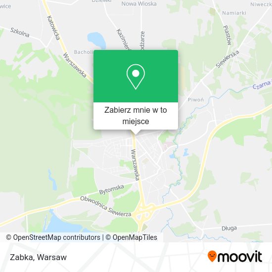 Mapa Zabka