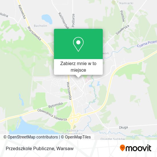 Mapa Przedszkole Publiczne