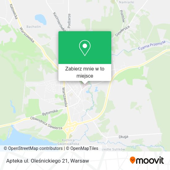 Mapa Apteka ul. Oleśnickiego 21