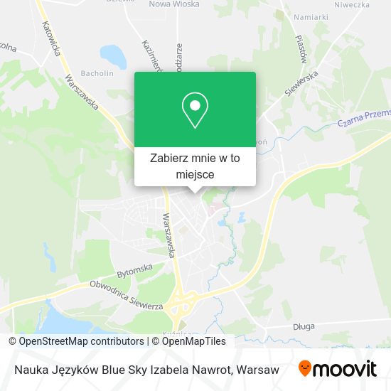 Mapa Nauka Języków Blue Sky Izabela Nawrot