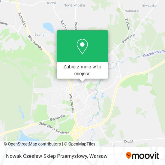 Mapa Nowak Czesław Sklep Przemysłowy